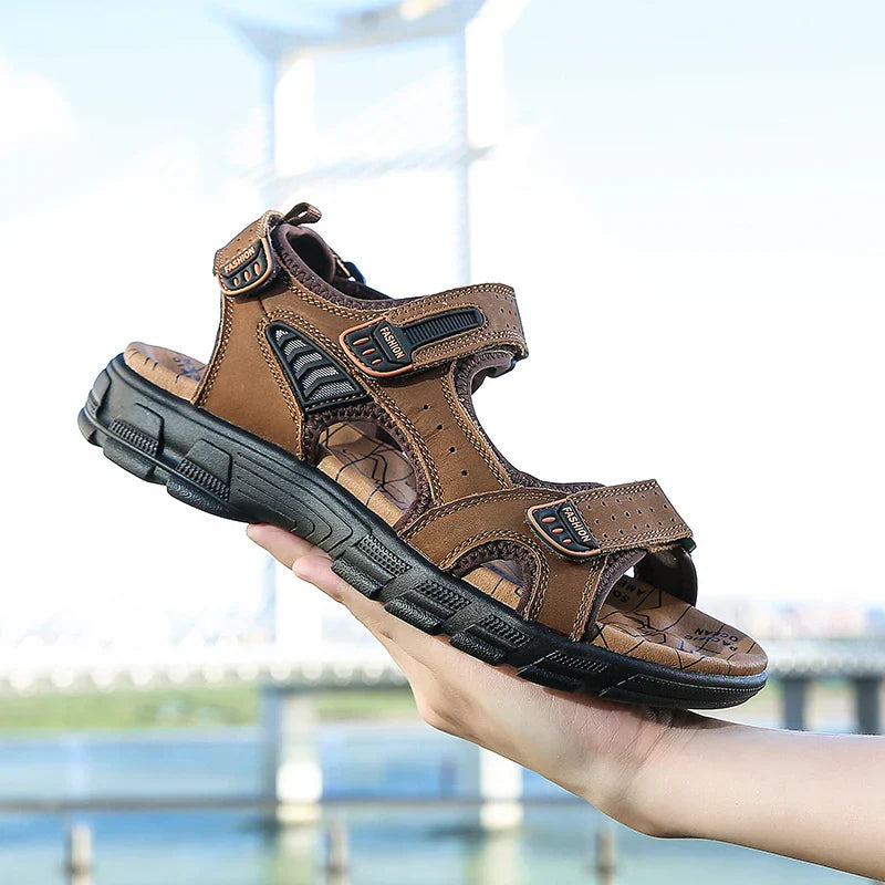 Heren Sandalen met Ergonomische Zolen en Klittenbandsluiting 5