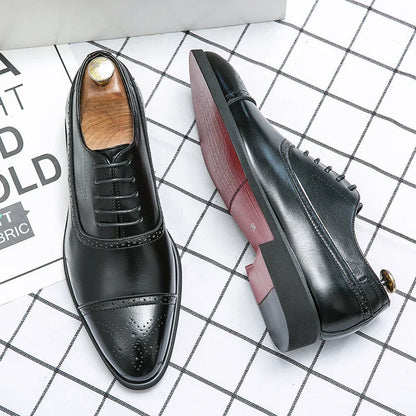 Heren Schoenen met Brogue Detail en Comfortabele Pasvorm 2