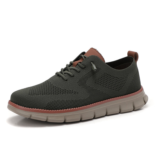 Heren Schoenen met Flexibele Zool en Ademend Materiaal