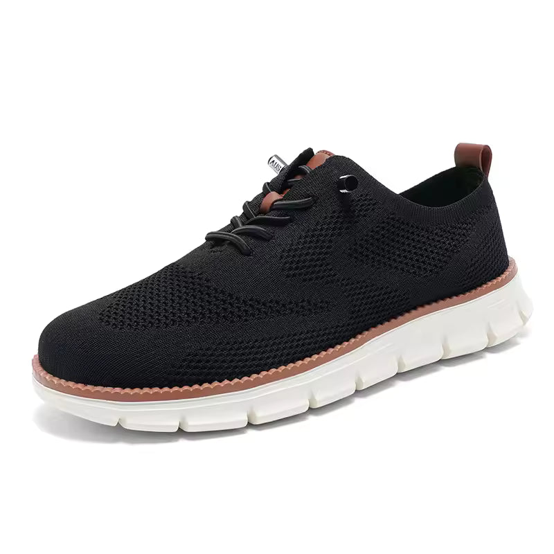 Heren Schoenen met Flexibele Zool en Ademend Materiaal