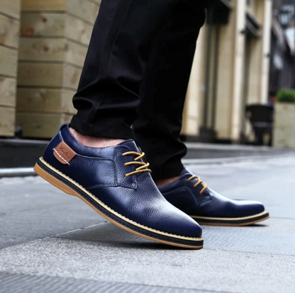 Heren Schoenen van Handgemaakt Italiaans Leer met Glanzende Afwerking 1