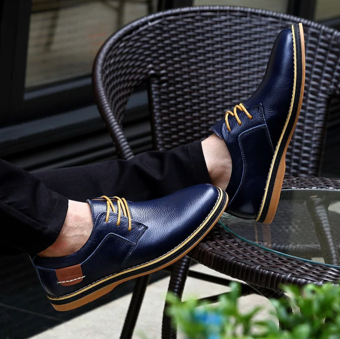 Heren Schoenen van Handgemaakt Italiaans Leer met Glanzende Afwerking 3