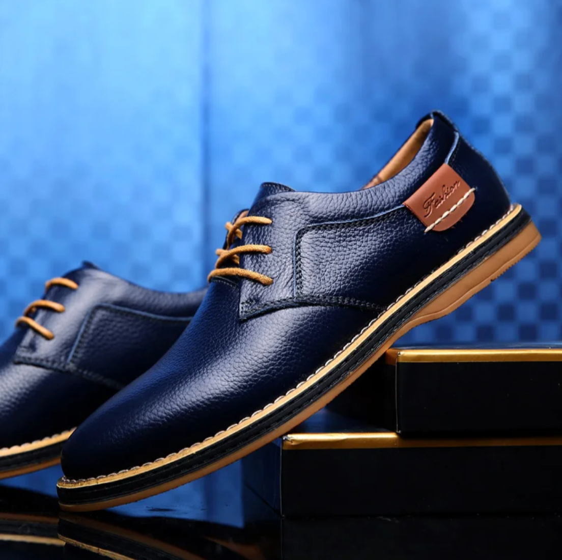 Heren Schoenen van Handgemaakt Italiaans Leer met Glanzende Afwerking 5