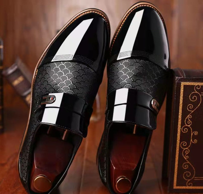 Heren Schoenen van Leer met Comfortabele Pasvorm en Antislip Onderzijde 2
