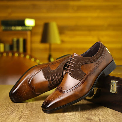 Heren Schoenen van Premium Leer met Gepolijste Afwerking en Slanke Silhouette 3