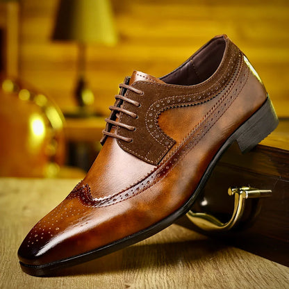 Heren Schoenen van Premium Leer met Gepolijste Afwerking en Slanke Silhouette 6