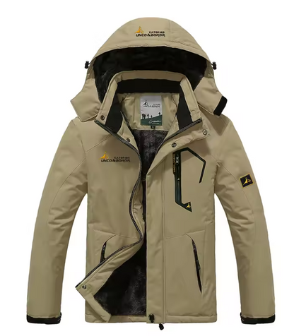 Heren Skijack met Capuchon en Ventilatieopeningen voor Wintersport 3