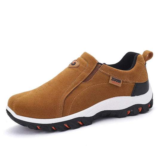 Heren Sneaker met Wildleder en Elastisch Paneel 0