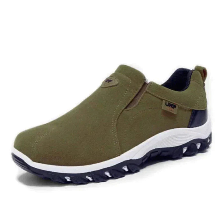 Heren Sneaker met Wildleder en Elastisch Paneel 4