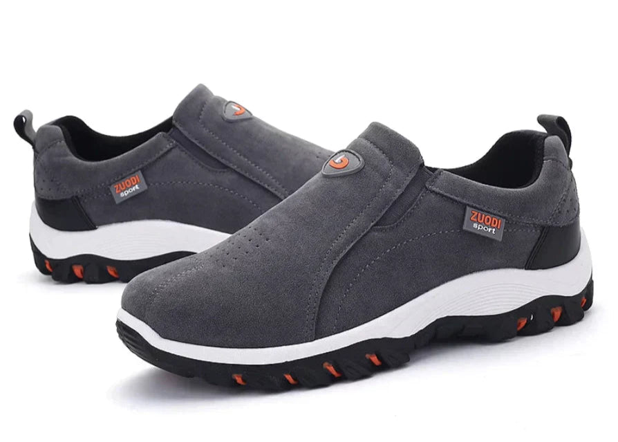 Heren Sneaker met Wildleder en Elastisch Paneel 6