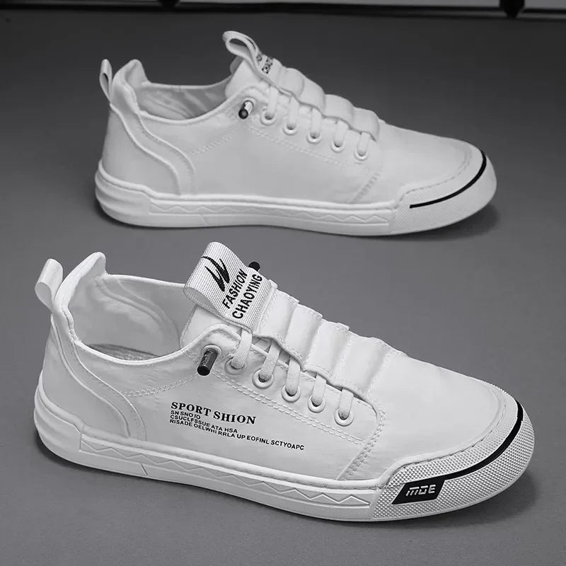 Heren Sneakers Casual en Stijlvol voor Dagelijks Gebruik Wit