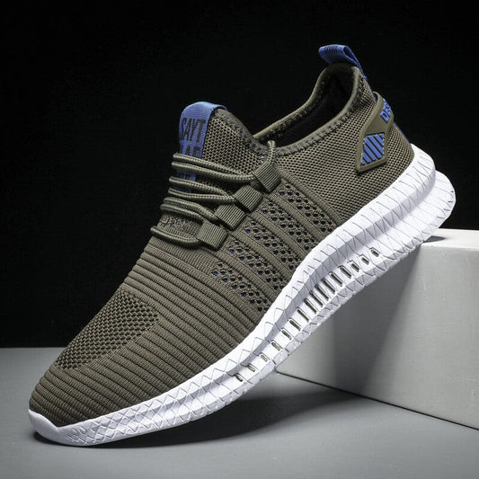 Heren Sneakers met Mesh Bovenkant en Schnürverschluss voor Comfortabele Zomerse Activiteiten 0