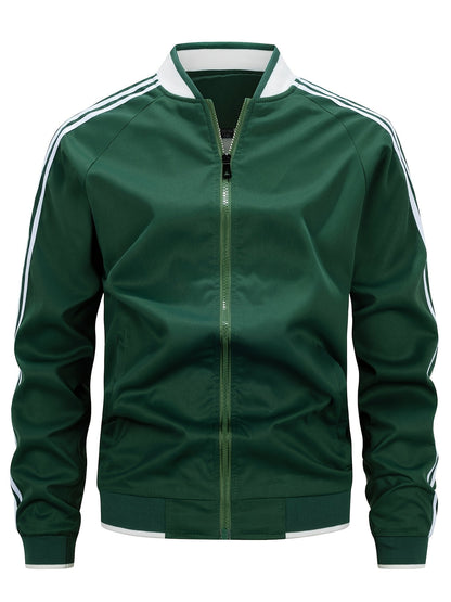 Heren Sportvest met Baseballkraag en Ademend Materiaal 0