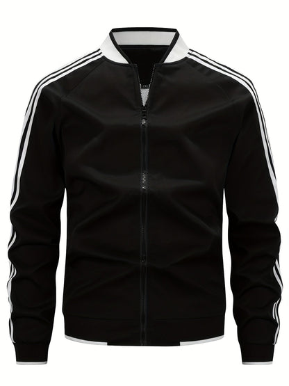 Heren Sportvest met Baseballkraag en Ademend Materiaal 1