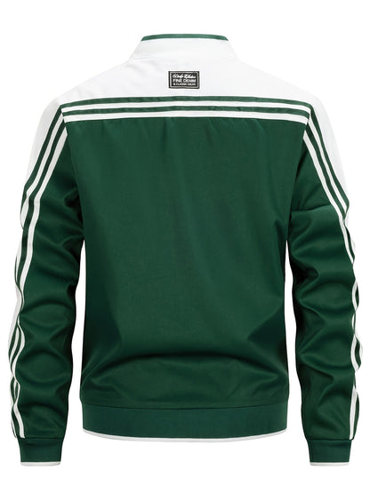 Heren Sportvest met Baseballkraag en Ademend Materiaal 3