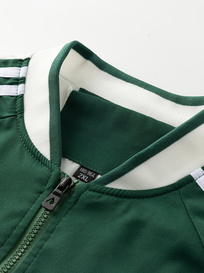Heren Sportvest met Baseballkraag en Ademend Materiaal 6