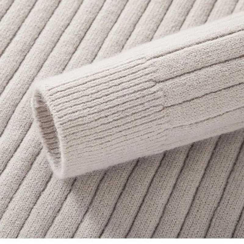 Heren Sweater met Half-Zip en Ribgebreide Mouwen van Hoogwaardige Katoen 4