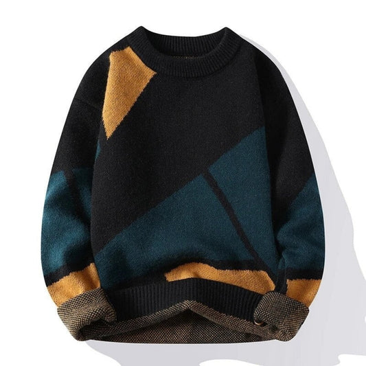 Heren Sweater van Ademend Katoen met Lange Mouwen en Casual Stijl 0