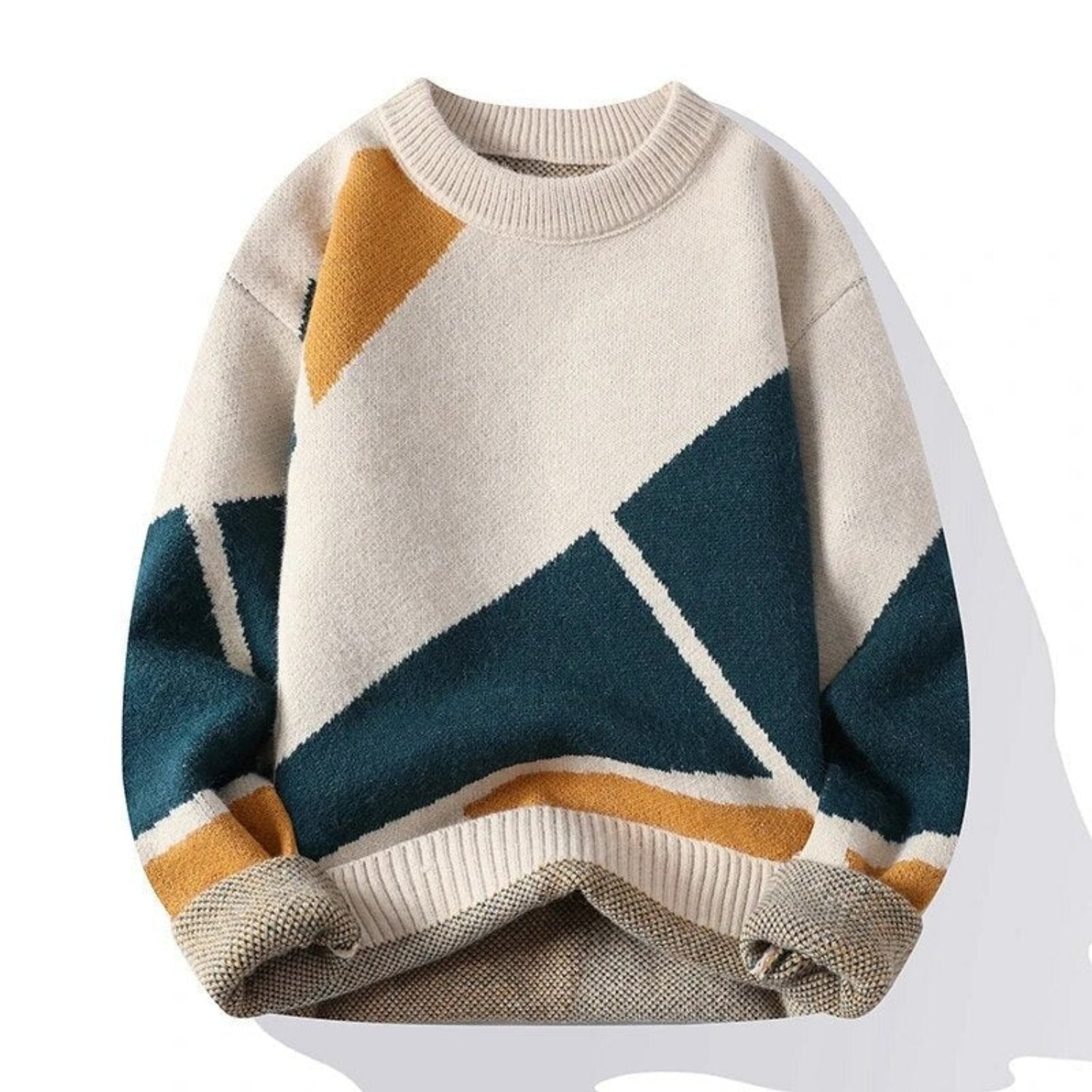 Heren Sweater van Ademend Katoen met Lange Mouwen en Casual Stijl 1