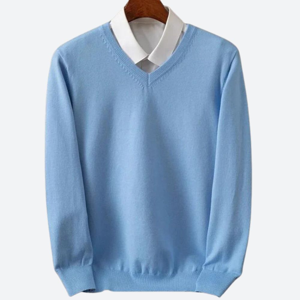 Heren Sweater van Hoogwaardig Kasjmier met Luxe Zachtheid en Elegante Warmte 3