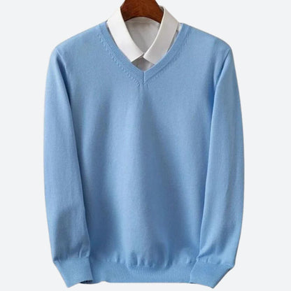 Heren Sweater van Hoogwaardig Kasjmier met Luxe Zachtheid en Elegante Warmte 3