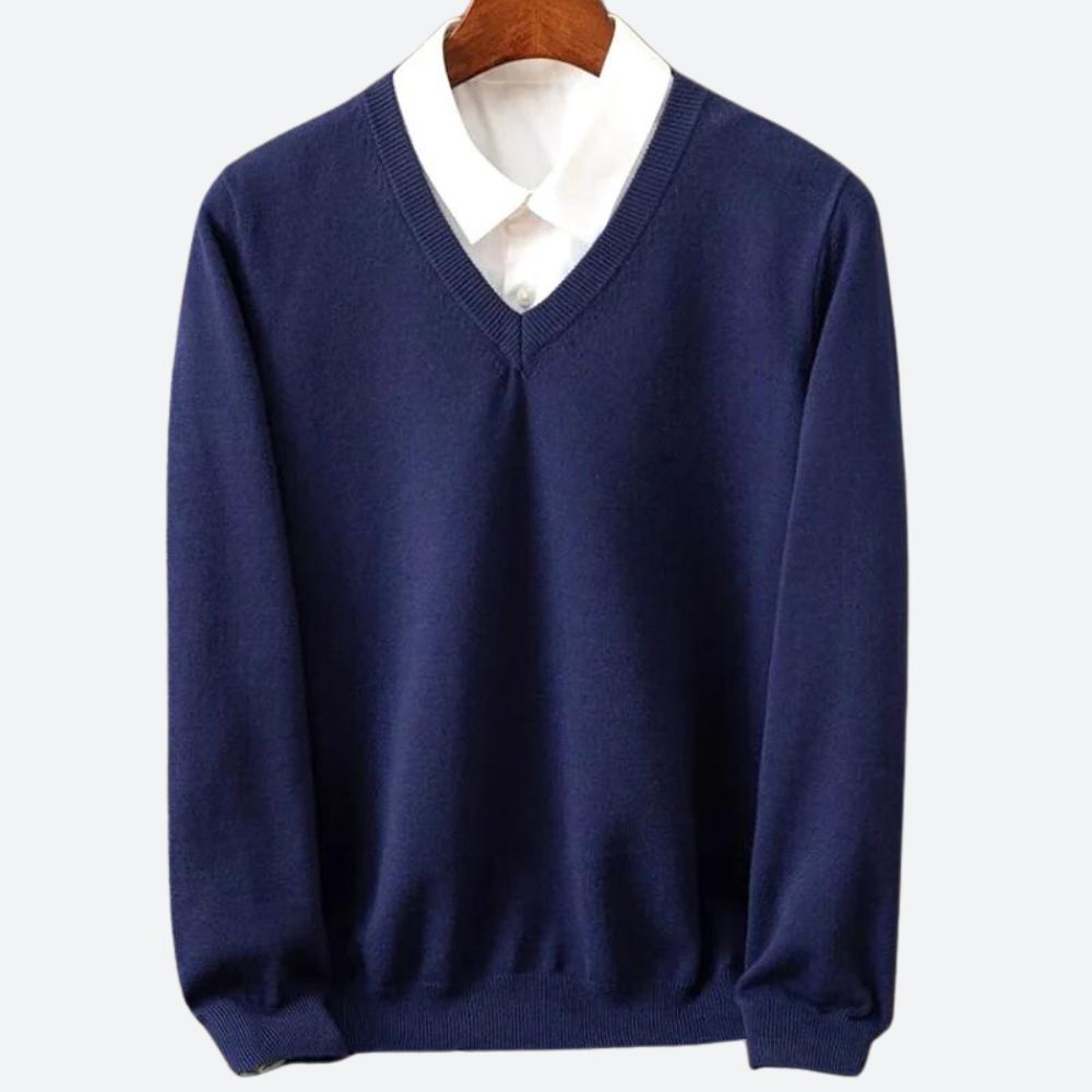Heren Sweater van Hoogwaardig Kasjmier met Luxe Zachtheid en Elegante Warmte 4