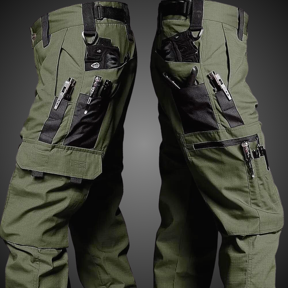 Heren Tactische Broek met Camouflagepatroon en Meerdere Zakopties 2