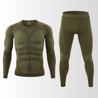 Heren Thermisch Ondergoed Set met Ademend Thermoshirt en Thermobroek 5