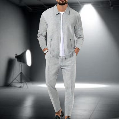 Heren Tracksuit Set met Volledige Rits en Lichtgewicht Comfortabele Pasvorm 1
