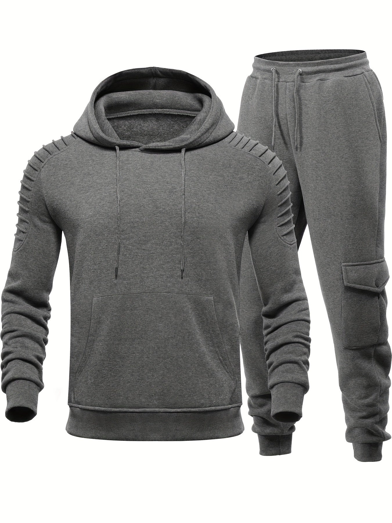 Heren Trainingsanzug Set met Ademend Materiaal en Comfortabele Pasvorm 2