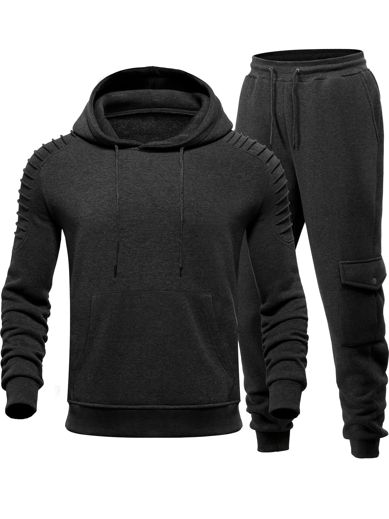 Heren Trainingsanzug Set met Ademend Materiaal en Comfortabele Pasvorm 3