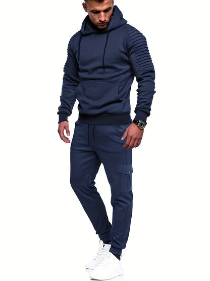 Heren Trainingsanzug Set met Ademend Materiaal en Comfortabele Pasvorm 6