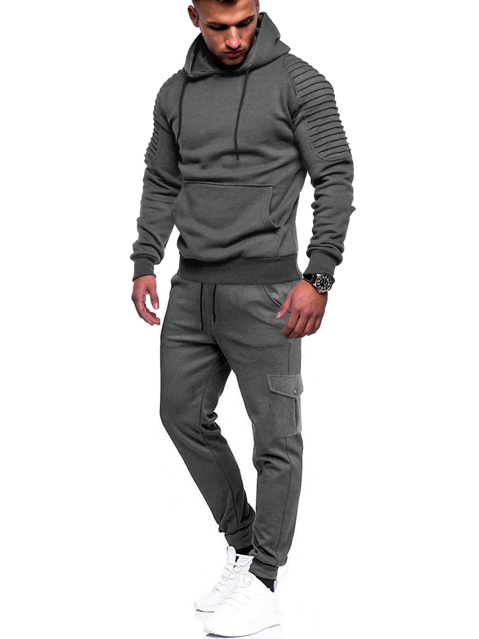 Heren Trainingsanzug Set met Ademend Materiaal en Comfortabele Pasvorm 7
