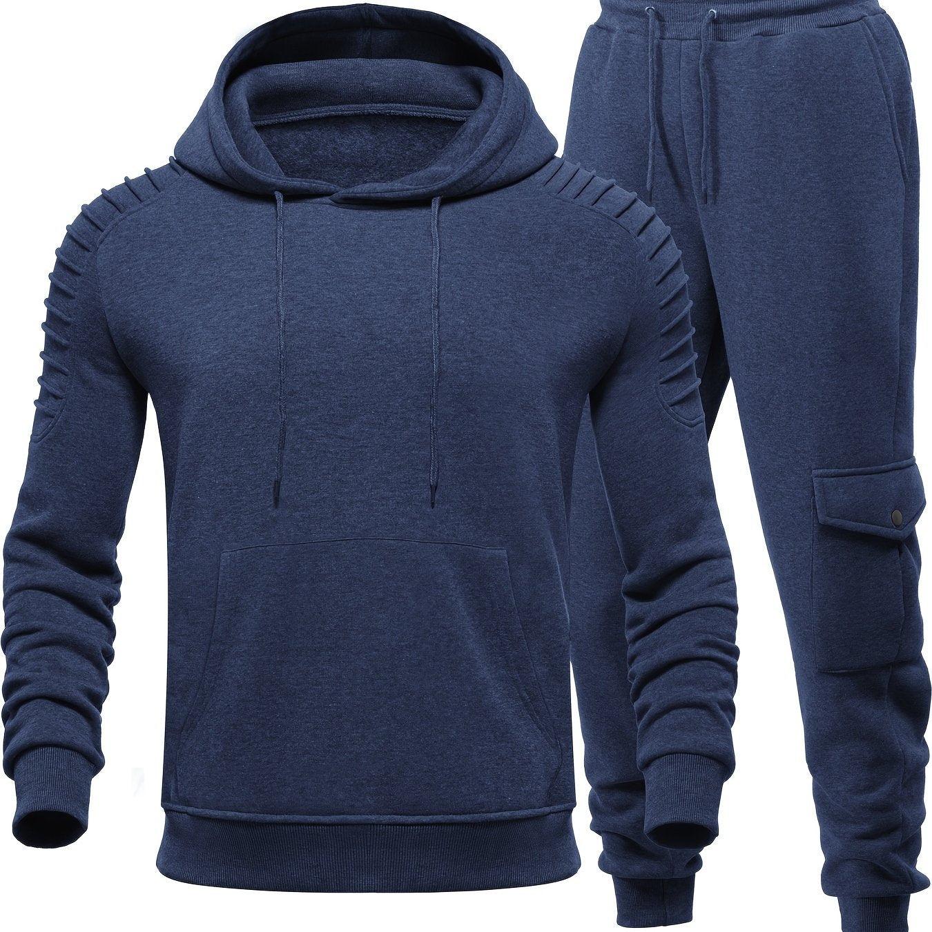 Heren Trainingsanzug Set met Ademend Materiaal en Comfortabele Pasvorm 8