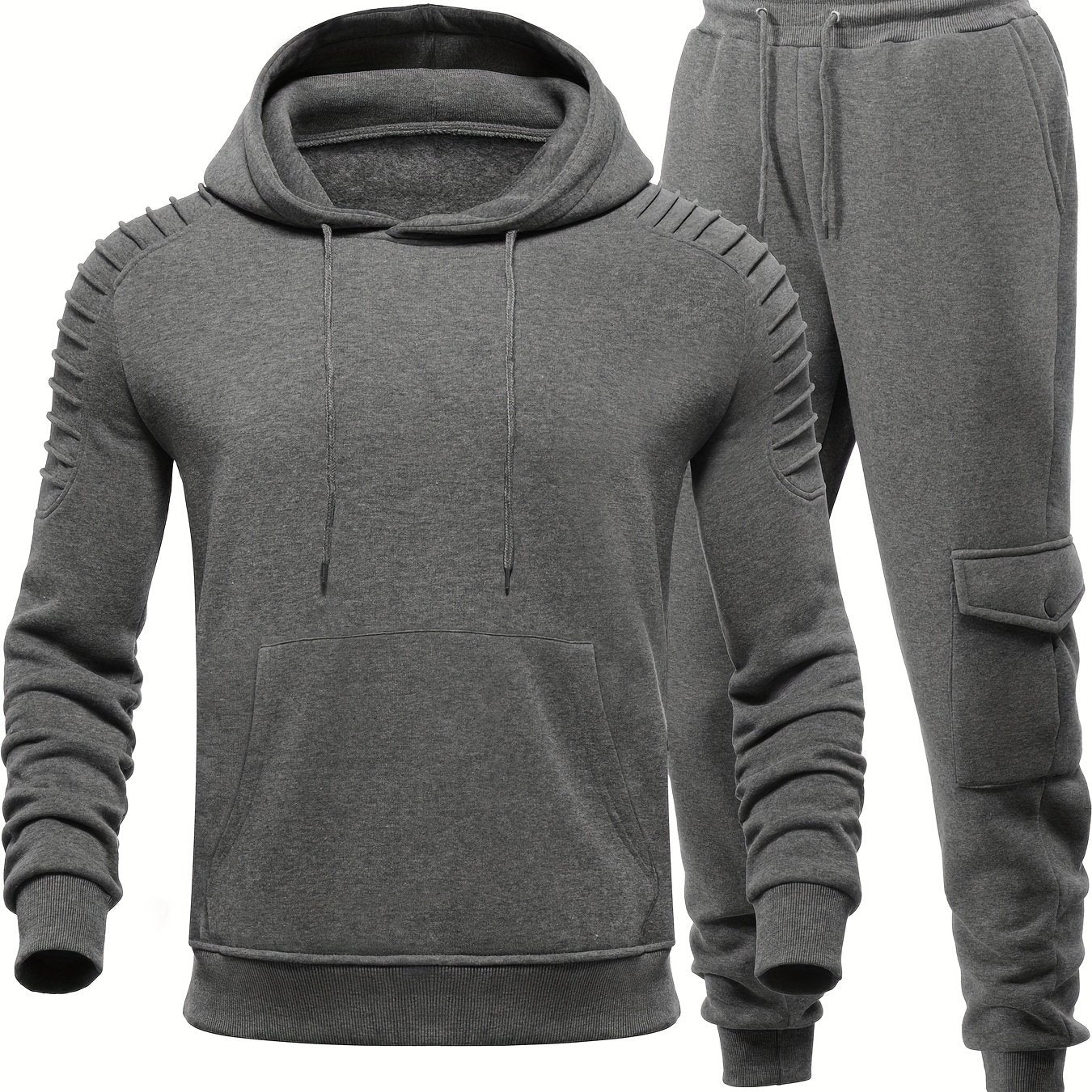 Heren Trainingsanzug Set met Ademend Materiaal en Comfortabele Pasvorm 9