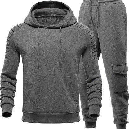 Heren Trainingsanzug Set met Ademend Materiaal en Comfortabele Pasvorm 9