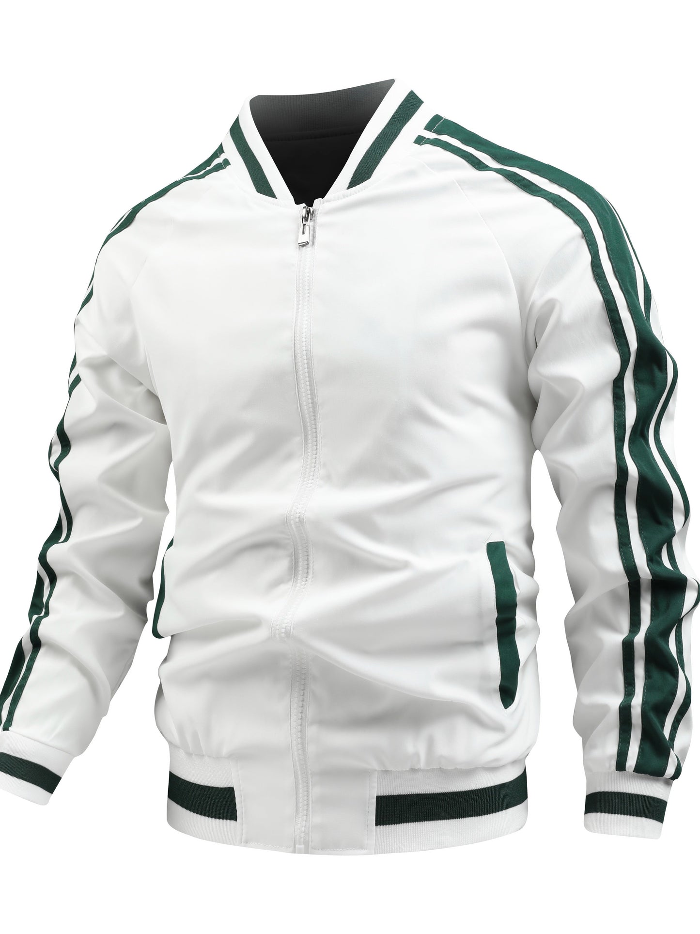 Heren Trainingsjack met Retro Stijl en Comfortabele Pasvorm 1