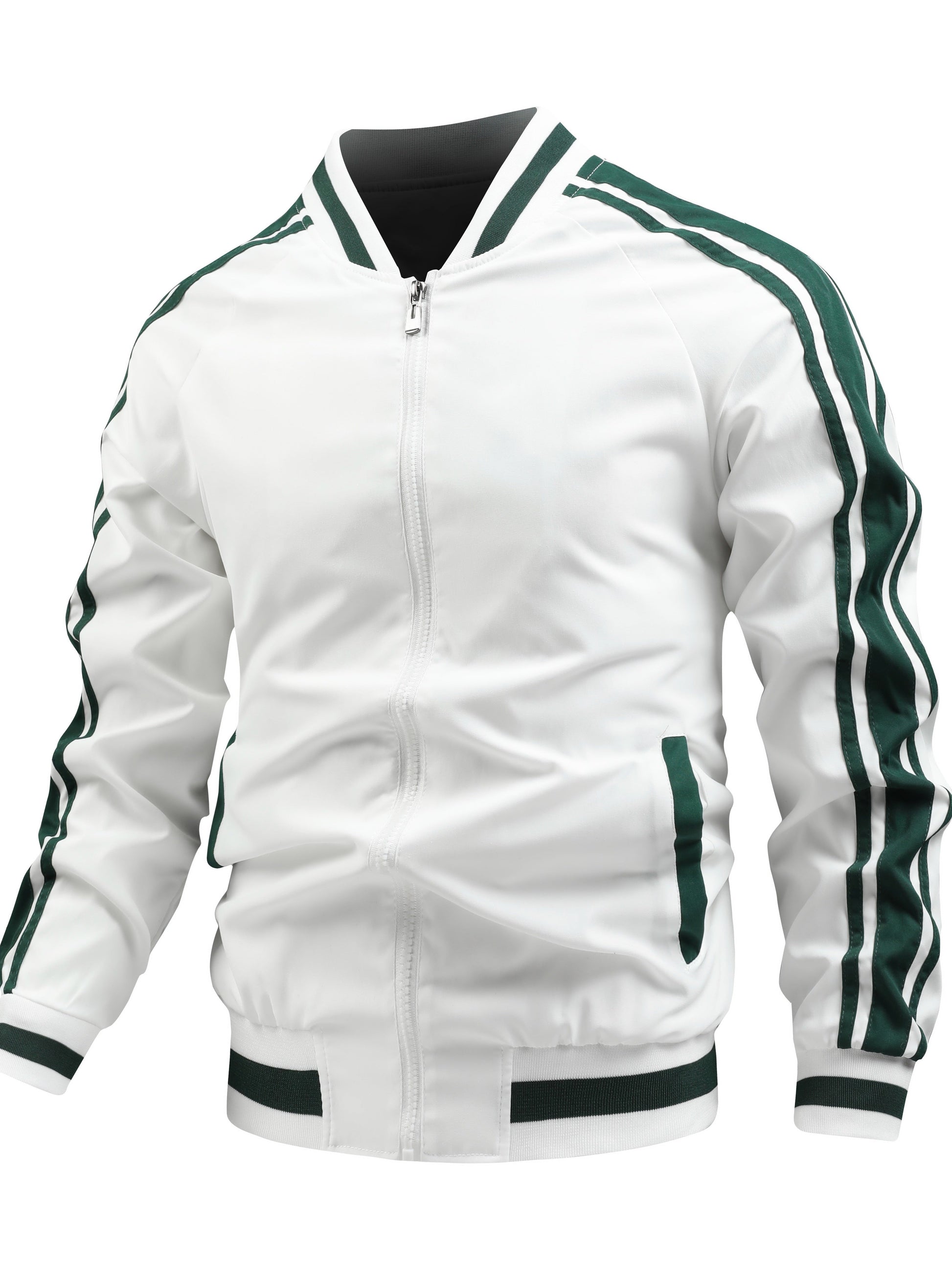 Heren Trainingsjack met Retro Stijl en Comfortabele Pasvorm 1