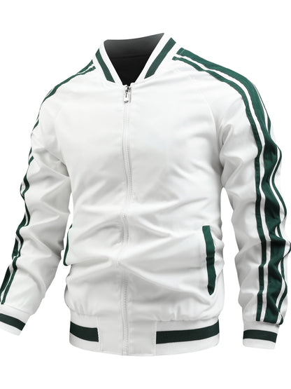 Heren Trainingsjack met Retro Stijl en Comfortabele Pasvorm 1