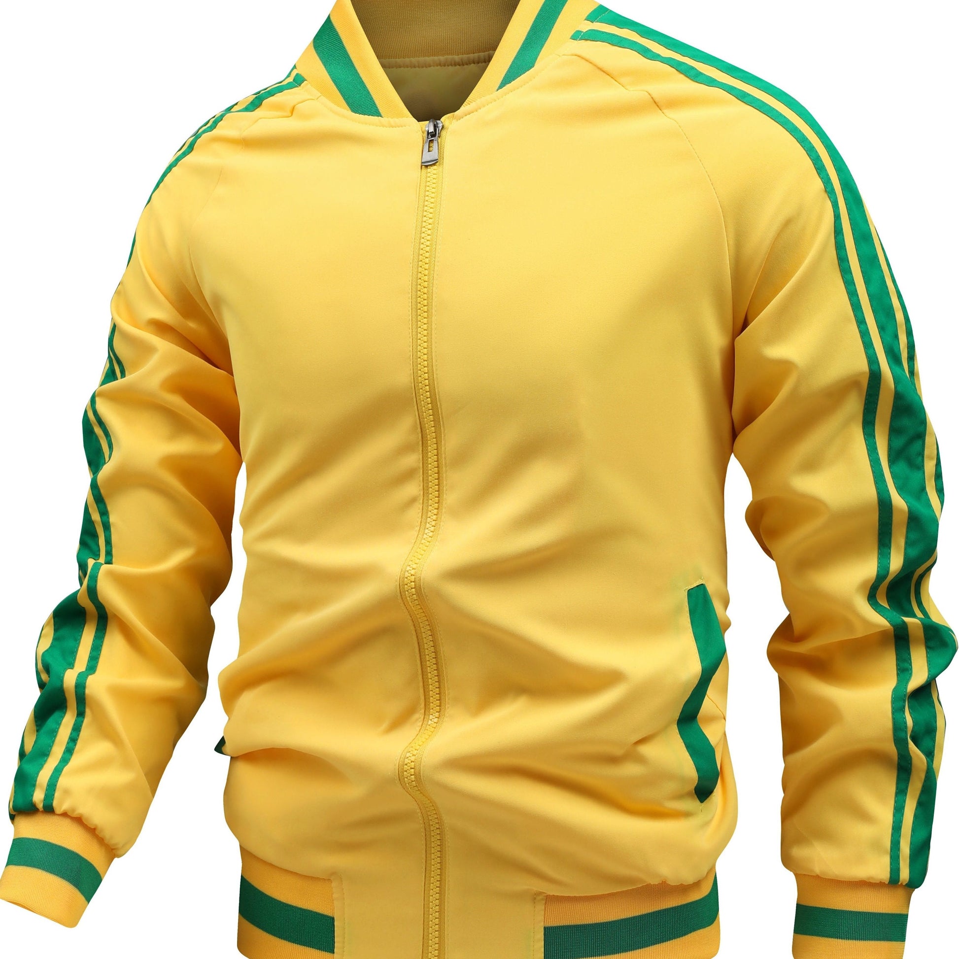 Heren Trainingsjack met Retro Stijl en Comfortabele Pasvorm 10