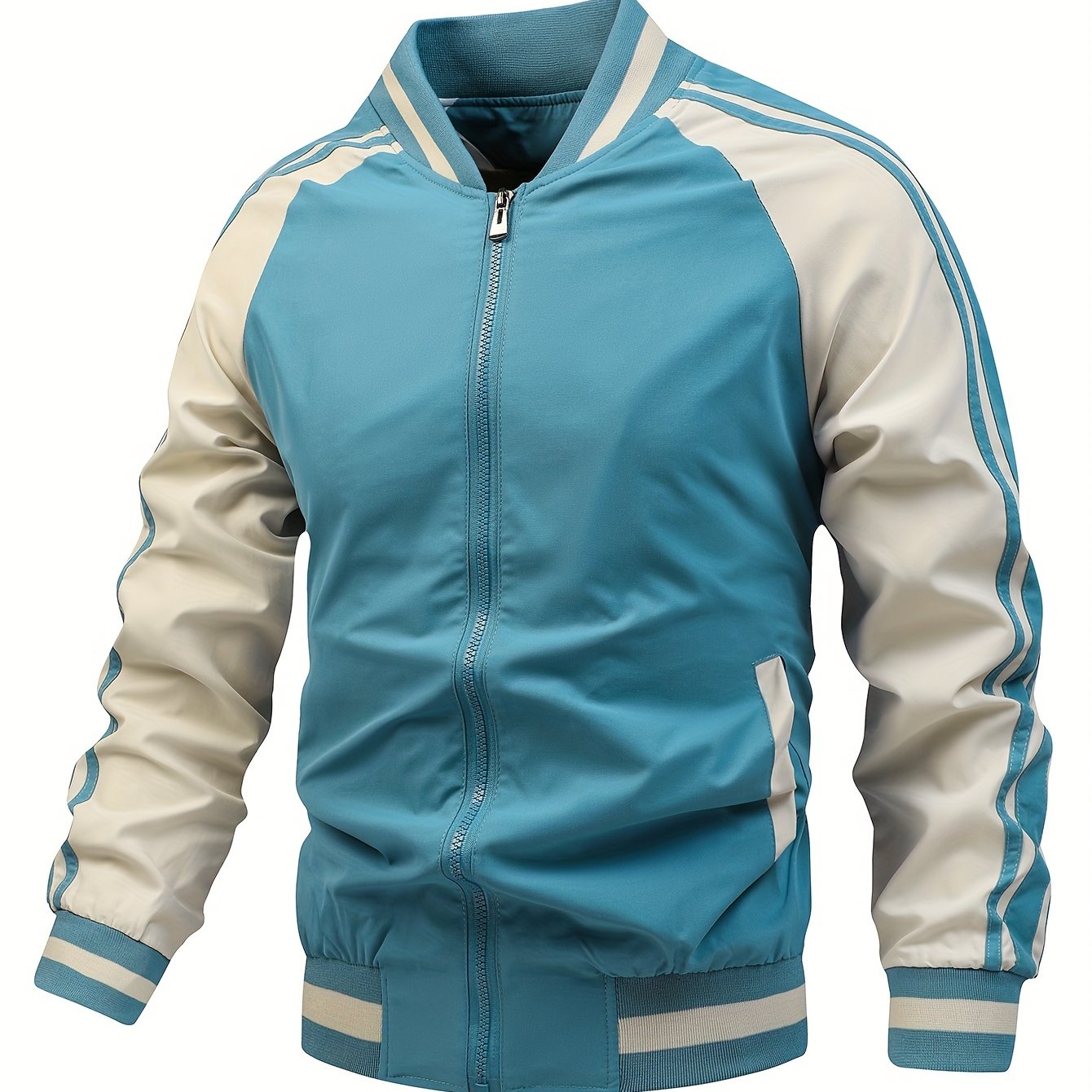 Heren Trainingsjack met Retro Stijl en Comfortabele Pasvorm 11