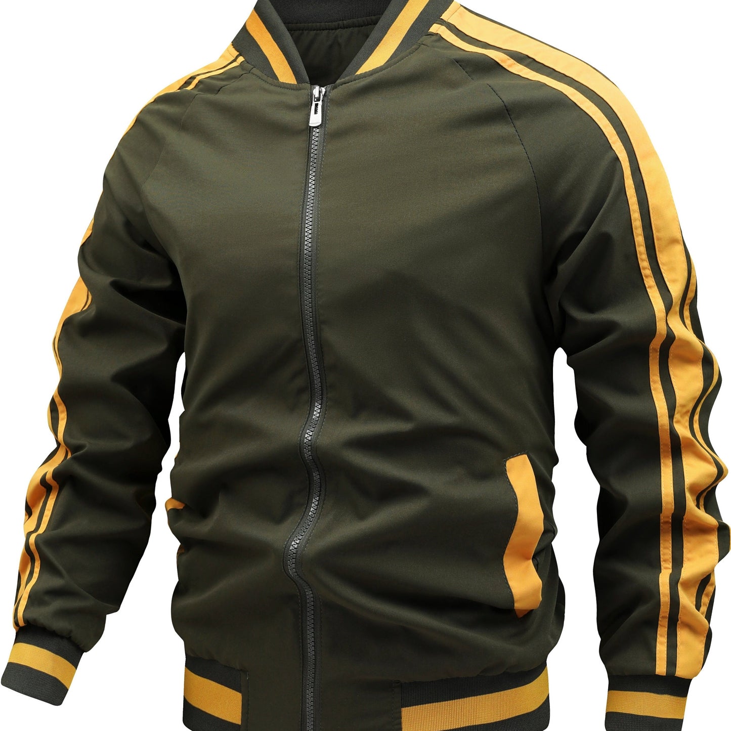 Heren Trainingsjack met Retro Stijl en Comfortabele Pasvorm 12