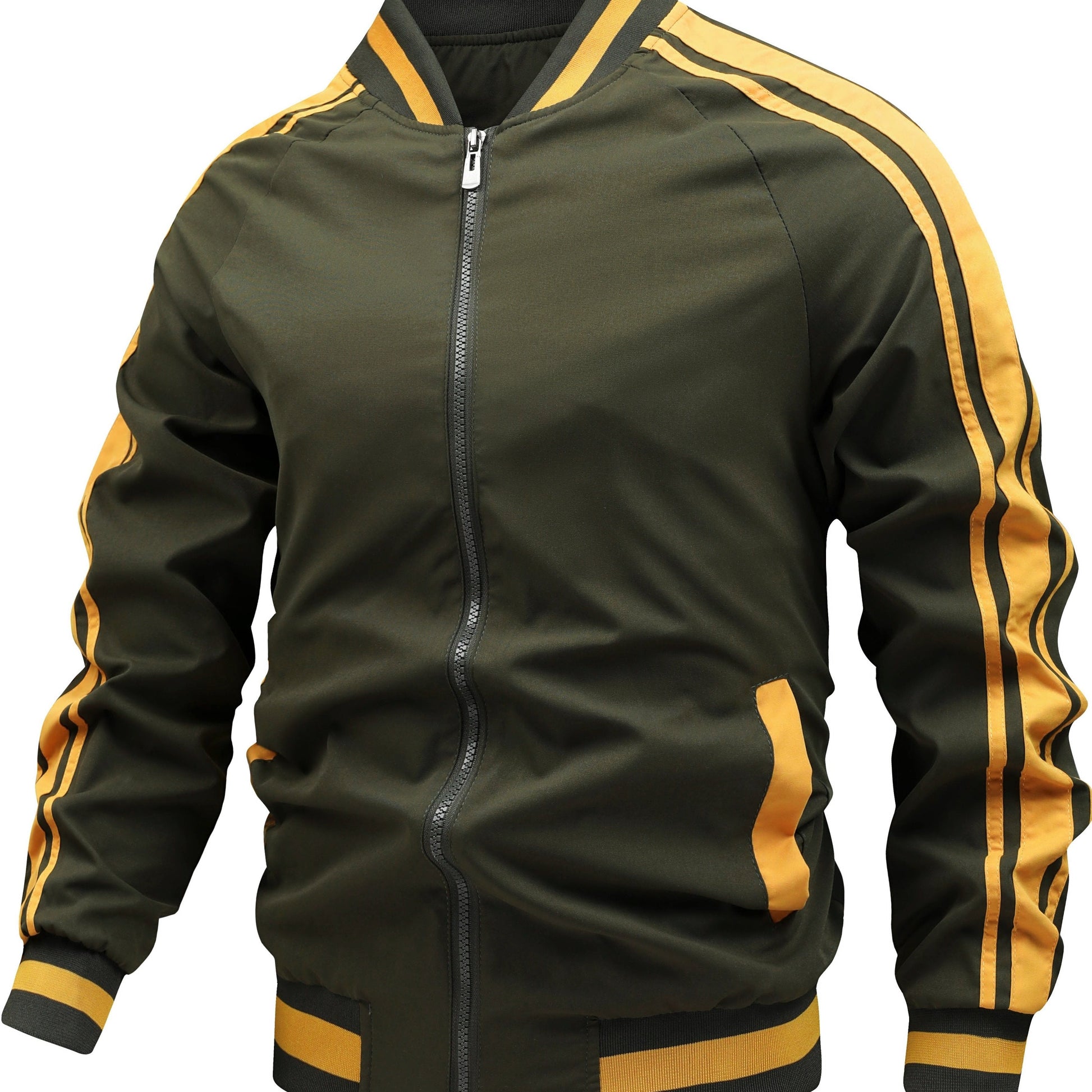 Heren Trainingsjack met Retro Stijl en Comfortabele Pasvorm 12