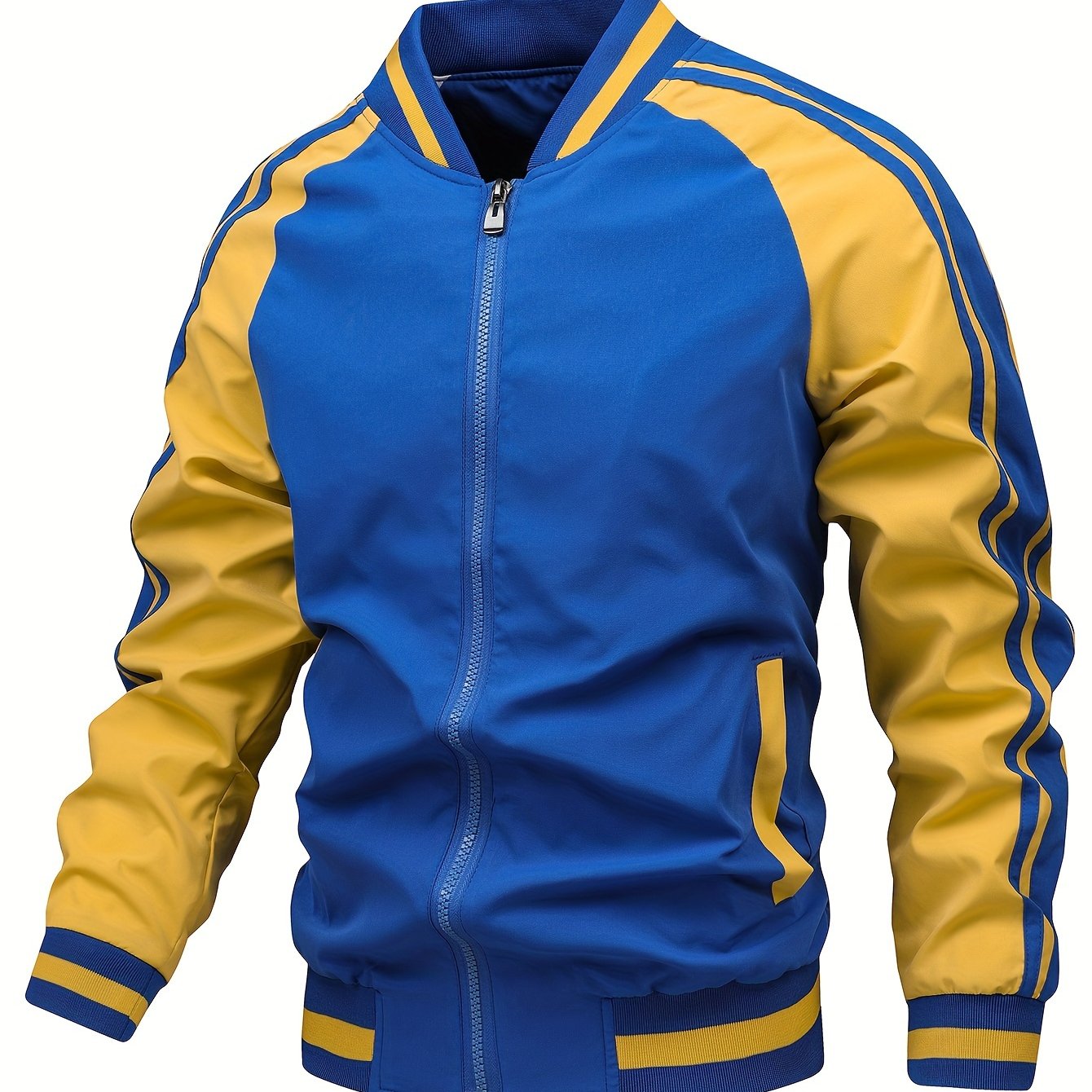 Heren Trainingsjack met Retro Stijl en Comfortabele Pasvorm 13
