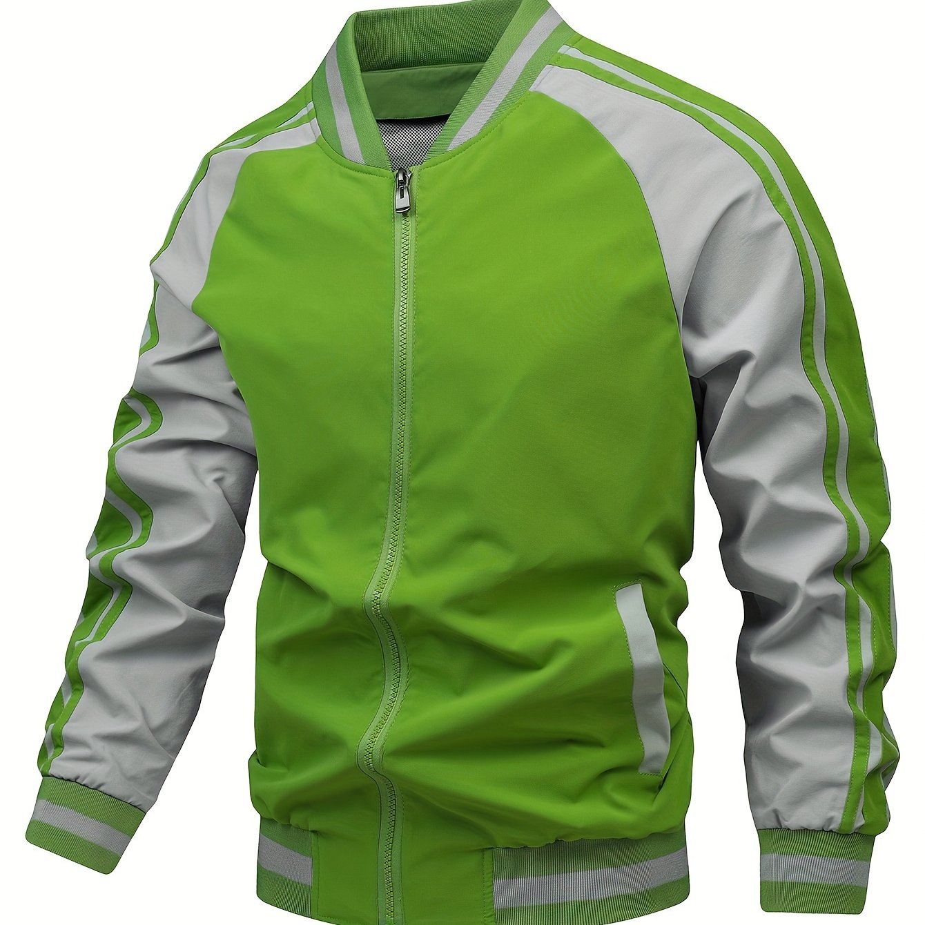 Heren Trainingsjack met Retro Stijl en Comfortabele Pasvorm 14