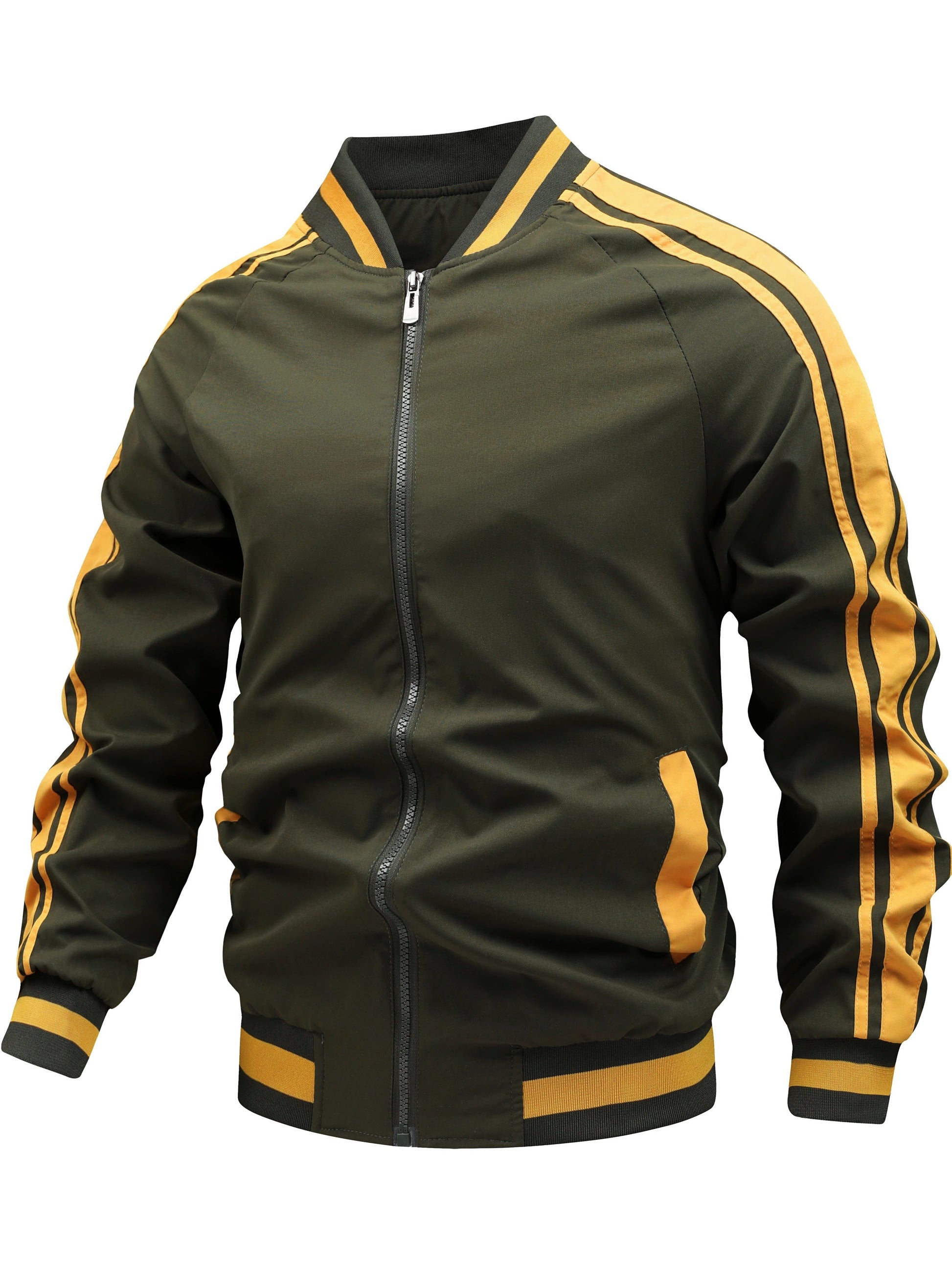 Heren Trainingsjack met Retro Stijl en Comfortabele Pasvorm 2