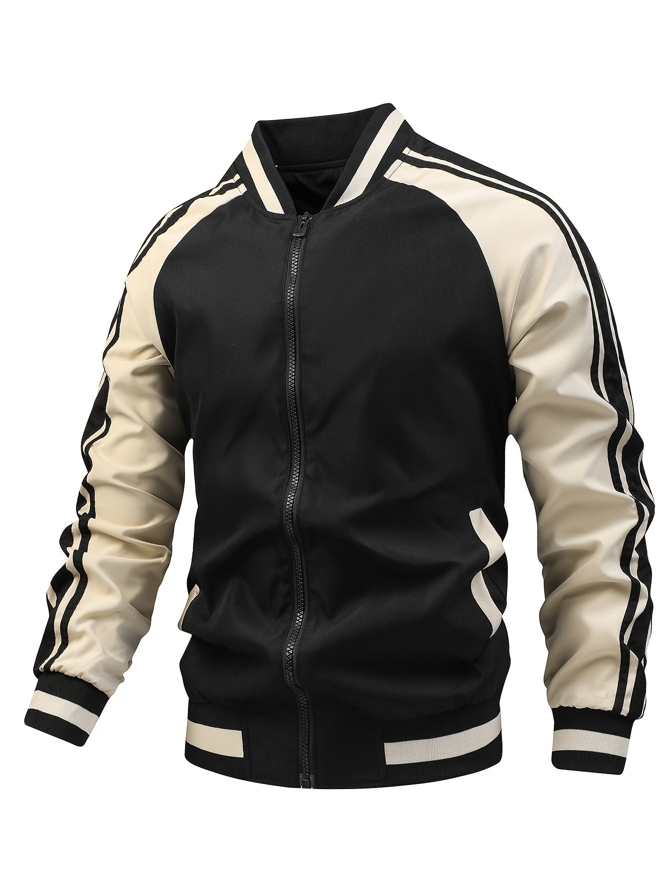 Heren Trainingsjack met Retro Stijl en Comfortabele Pasvorm 4