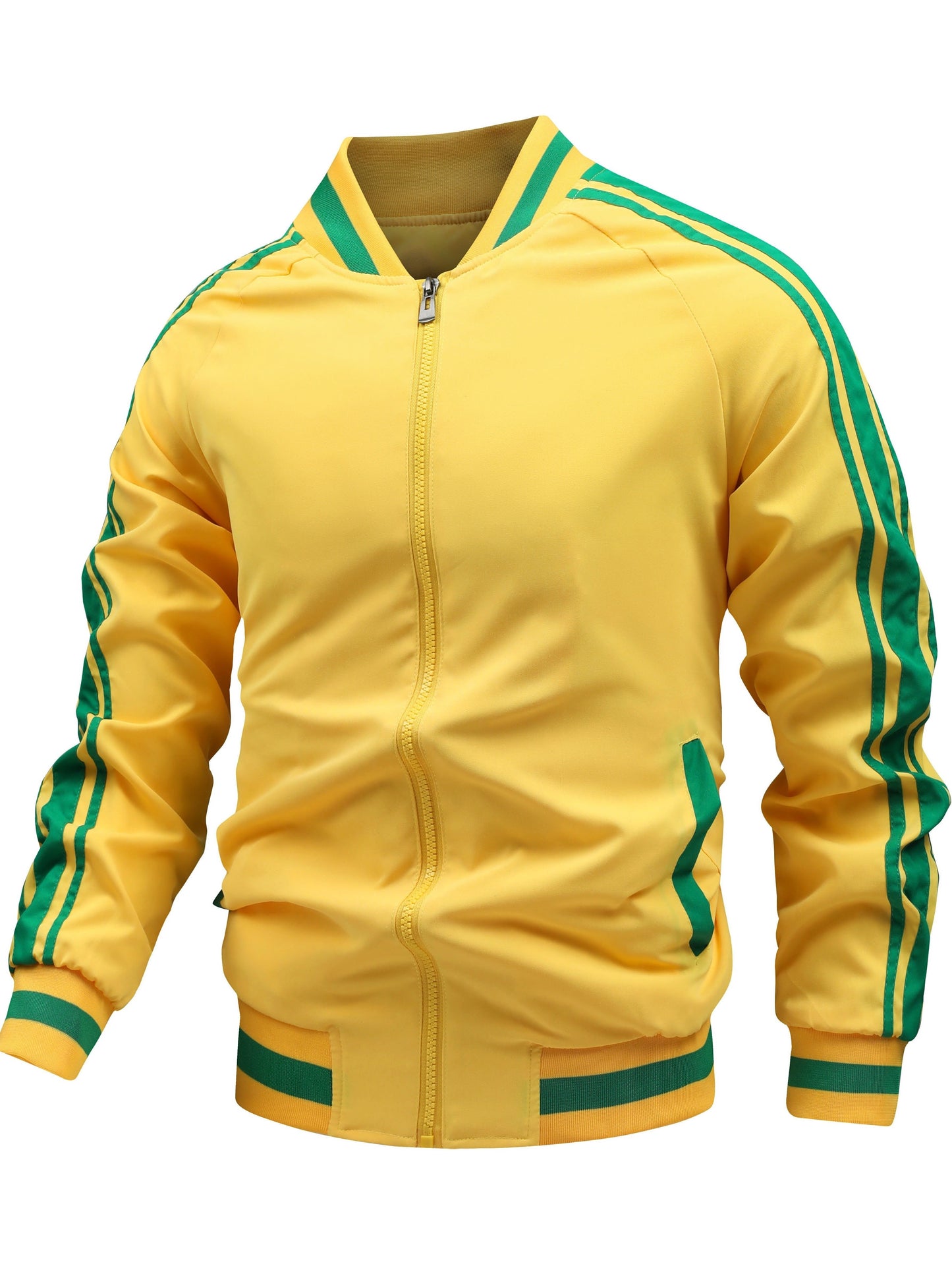 Heren Trainingsjack met Retro Stijl en Comfortabele Pasvorm 7
