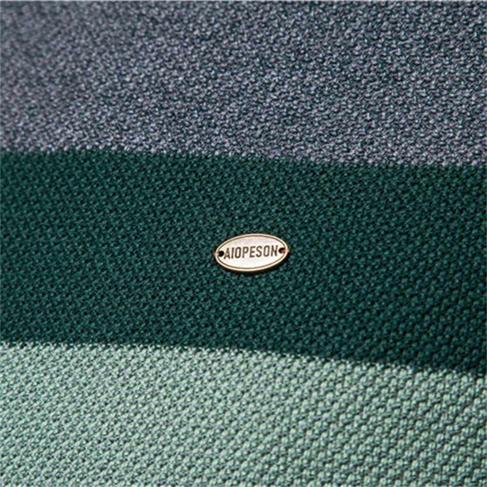 Heren Casual Trui met Ronde Hals en Kleurblokken