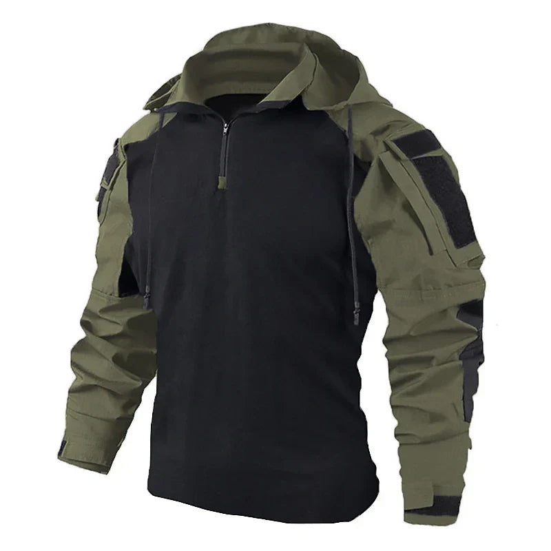 Heren Trui met Halve Rits en Regular Fit voor Casual en Sportieve Looks 0